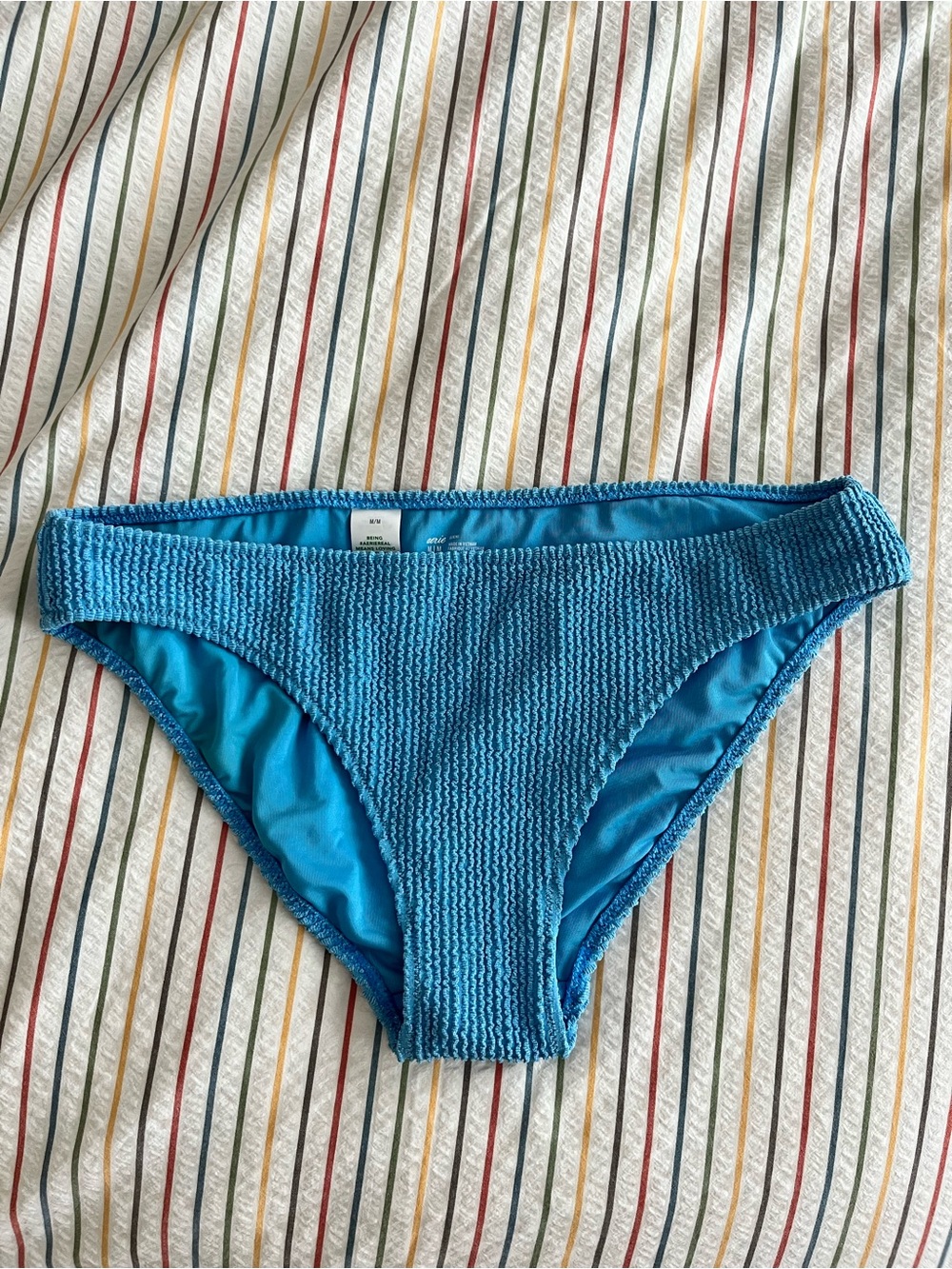 Aerie Crinkle Bikini Bottom Size M